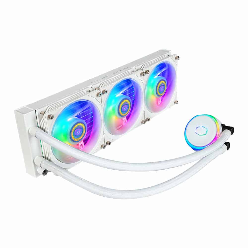 (image for) CoolerMaster MasterLiquid PL360 Flux White Edition All In One Liquid CPU Cooler